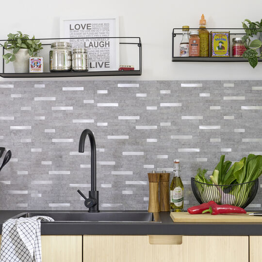 selbstklebende Wandfliese Premium Metal and Stone image number null